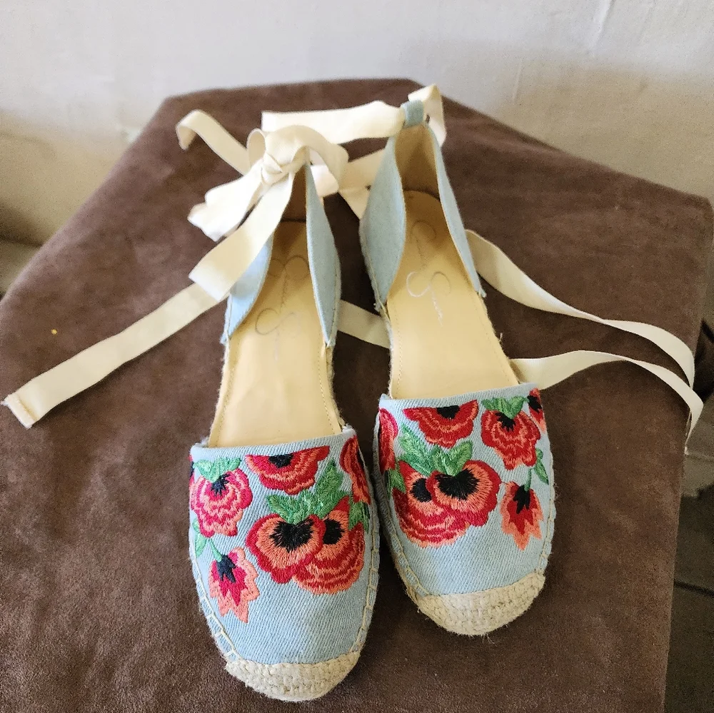 Jessica Simpson Fippo Espadrille Flats size 7